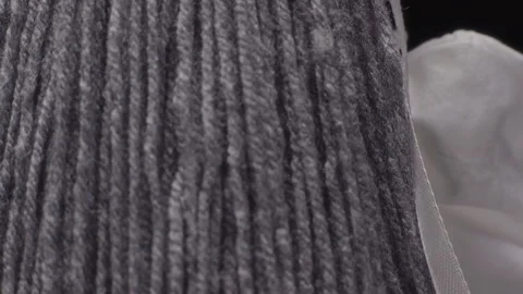 Close-up, decorations and elements of clothing on a rag doll Motanka Stock Footage 348497527