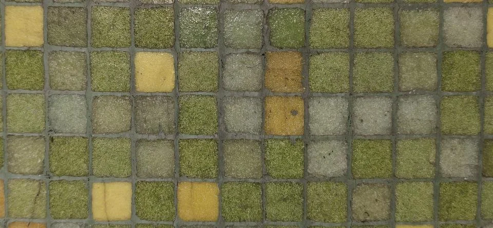 Close‑up of a decorative mosaic tile surface 库存照片