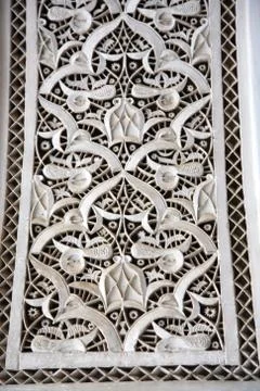 Close up of decorative palace wall Stock Photos