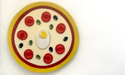 Close-up of a decorative plate Stock Photos