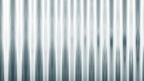 Close-up of decorative ribbed or fluted architectural glass pattern reflecting Stock Illustration