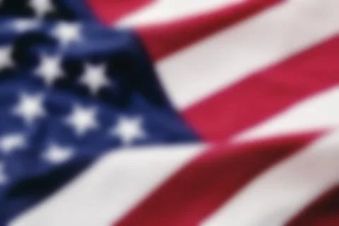Close-up of defocused American flag Stock Photos