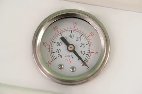 Close-up degrees scale on a display Stock Photos