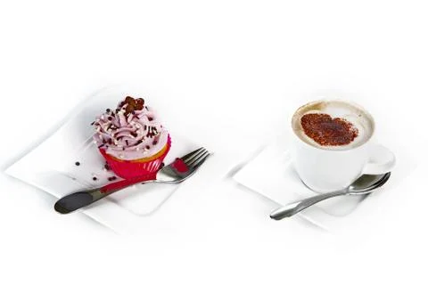 Close-up of delicious cupcake Foto stock
