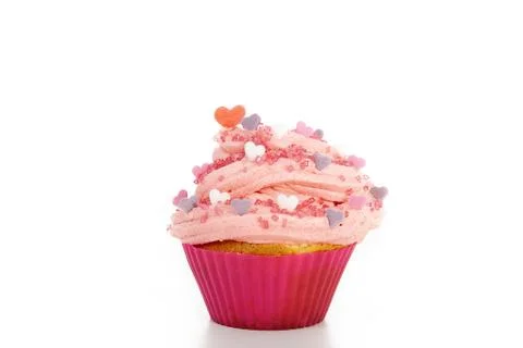 Close-up of delicious cupcake Foto stock