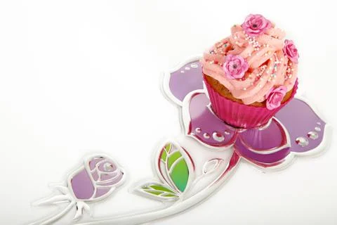 Close-up of delicious cupcake Stock-Fotos