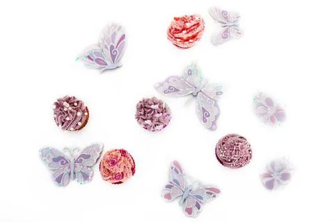 Close-up of delicious cupcake Stock Photos