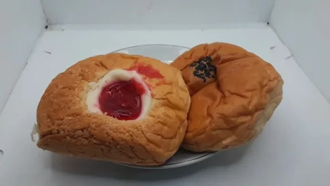 Close up Delicious Fresh breads Stock-Footage 312423432