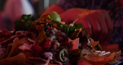 Close-Up of a Delicious Meal on a Table Video stock 262394889