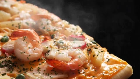 Close up delicious Pizza Видео 106617918