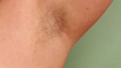 Close Up Slow Motion Shoot of Strong Man Rising His Arms, Showing Biceps  and Hairy Armpits. Refusal of Depilation or Shaving Stock Footage - Video  of lifestyle, depilation: 267923662