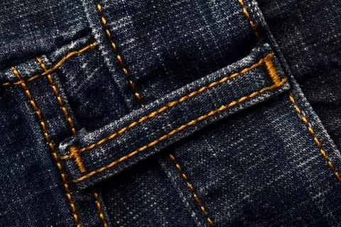 Close up of a Denim Loop Stock Photos