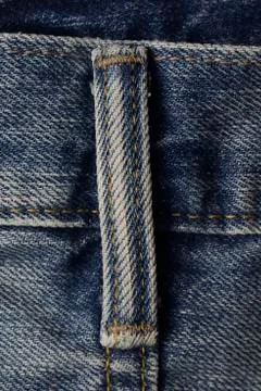 Close up of a Denim Loop 写真素材