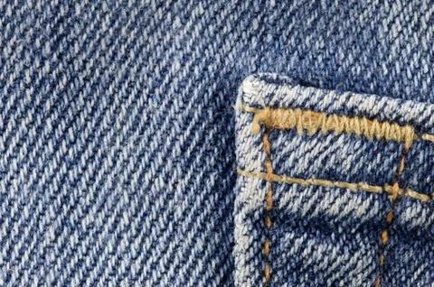 Close up onto denim Stock Photos