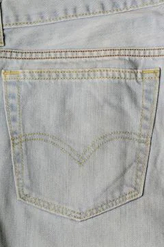 Close up of a Denim Pocket 写真素材