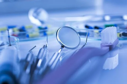 Close-up Dental Instruments Stock Photos
