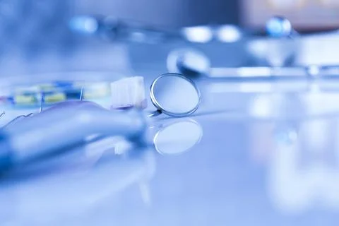 Close-up Dental Instruments Stock Photos