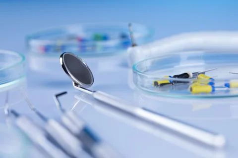 Close-up Dental Instruments Stock Photos