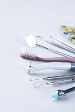Close-up Dental Instruments Stock Photos