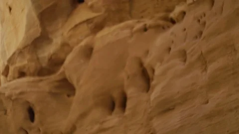 Close up of desert canyon Vídeos de archivo 74231577