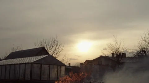 Close-up of destroyed burned car in Irpin Stock Footage 253225141