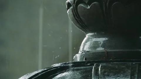 Close-up detail footage of classical temple architecture 스톡 동영상 335920257