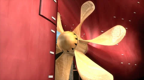 Close up detail Ship propeller. Vidéo 24818853