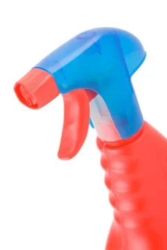 Close up of a detergent spray bottle Stock Photos