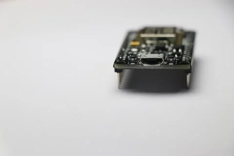 Close up of development board which is used in making IOT projects Stock Photos