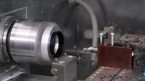 Close-up of the development of a new modern lens in Mstera. Stock Footage 269362981