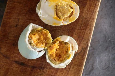 Close-up of Deviled Boiled Eggs with Paprika in 4K Image Stock Photos