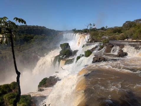 A close-up of Devil's Throat Falls in Iguazu National Park and Reserve in A.. Photos
