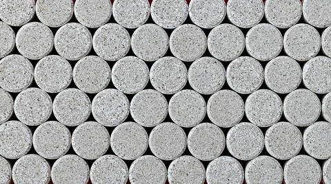 Close-up of DGL (licorice root extract) chewable tablets as a background Stock Photos