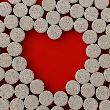 Close-up of DGL (licorice root extract) chewable tablets Stock Photos