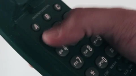 Close - up of dial 112 Stock Footage 148037309