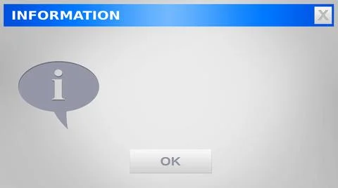 Close-up of dialogue box with text Stock Illustration