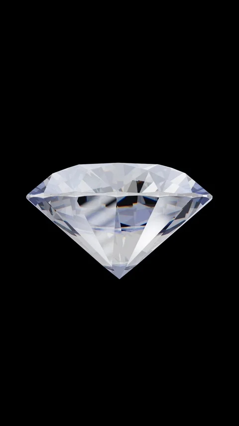 Close-up of diamond on black background Stock Footage 331146443