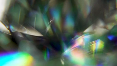 Close up Diamond Rainbow Motion Background Stock Footage 107993874