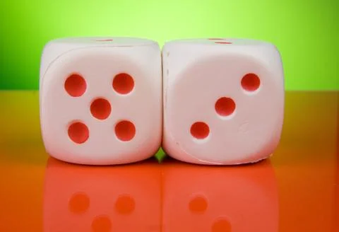 Close up Dice Foto stock