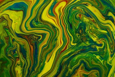 Close up of different color paint Stock Photos