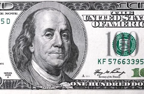 Close up of different dollar bills.. Concept of money and earnings. Money sav Stock Photos
