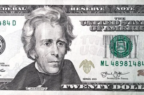 Close up of different dollar bills.. Concept of money and earnings. Money sav Stock Photos