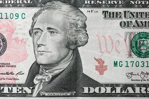 Close up of different dollar bills.. Concept of money and earnings. Money sav Stock Photos