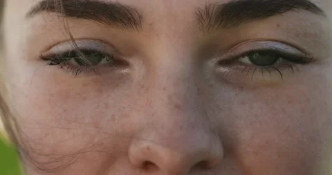 Close up of Different Woman's Eyes Different Ages and Nationality. Diverse Group Stock Footage 166579878