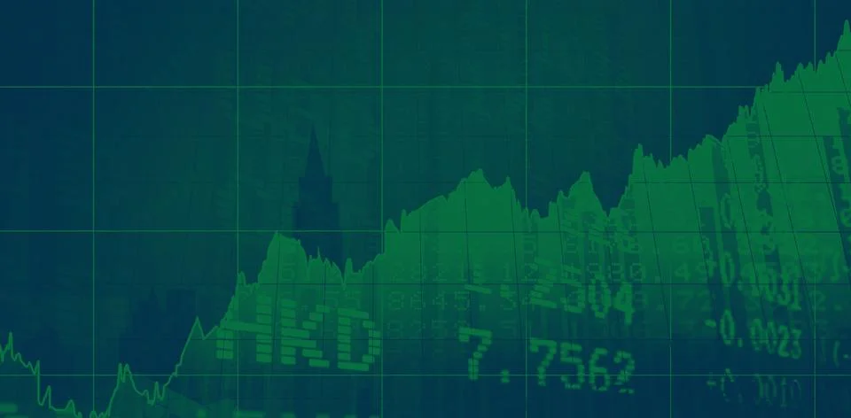 Close-up of digital graph Stock Illustration