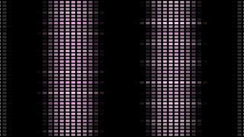 Close-up of a digital LED display with colorful lights. Modern electronic screen Stock Illustration