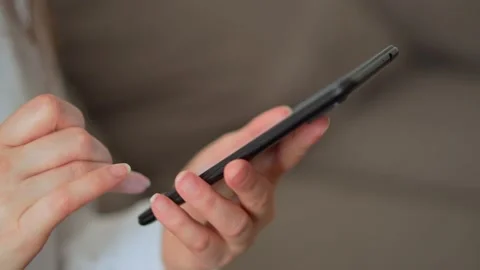 Close-up. Digital technologies. Online work. Cryptocurrency trading Видео 169239894