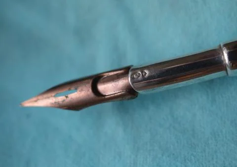 Close up of a dip pen Stock Photos
