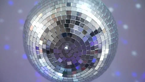 Close Up of Disco Ball at the Party Vídeos de archivo 111297271