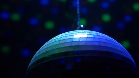 Close-up - Disco Ball spinning 스톡 동영상 145855509